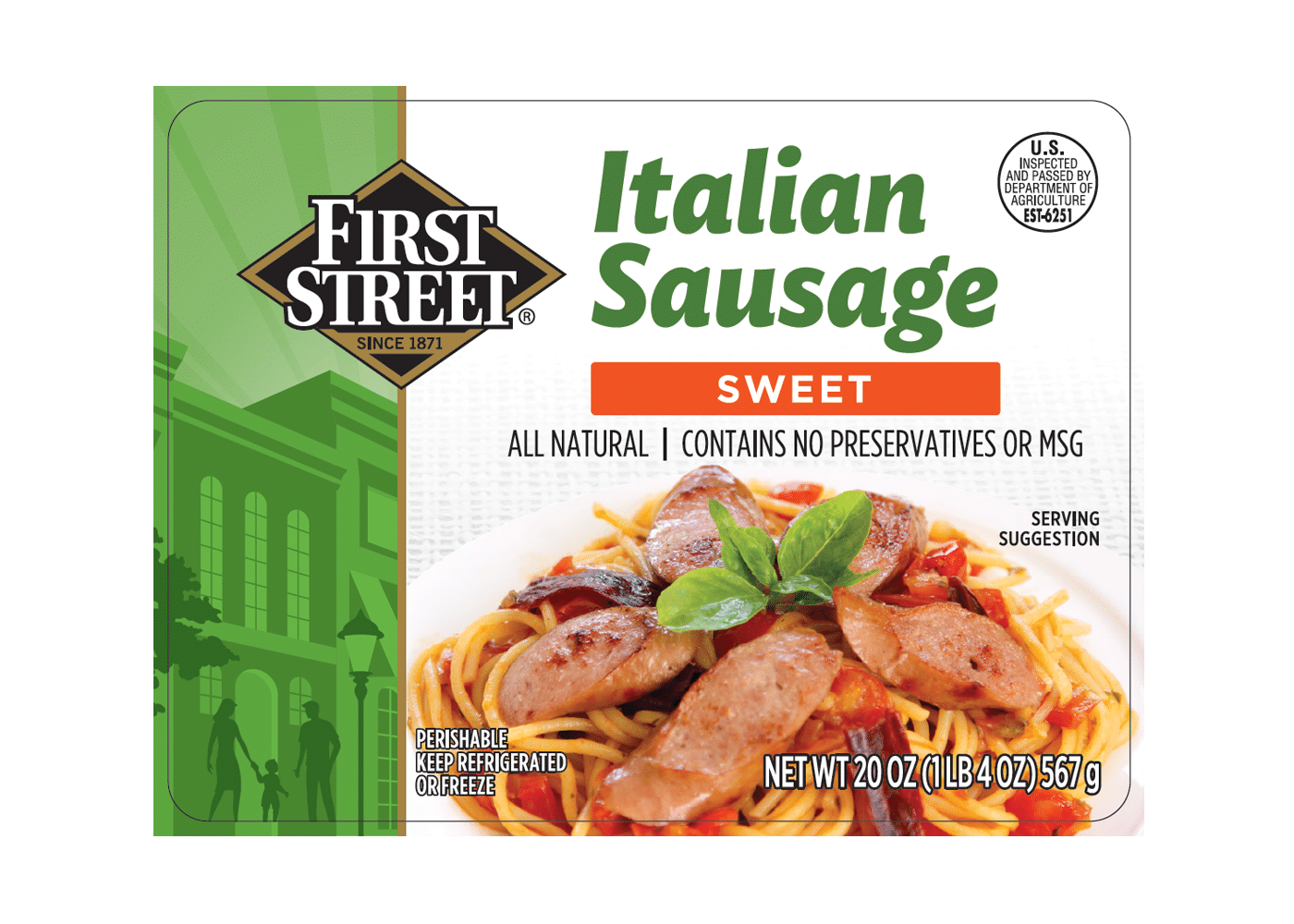 First Street Sweet Italian Sausage
